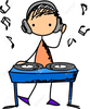 Disc Jockey Clipart Free Image