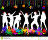 Christmas Disco Clipart Image