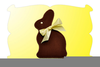 Easter Bunny Bowtie Clipart Image