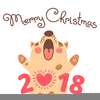 Merry Christmas And A Happy New Year Cliparts Image