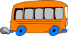 Orange School Bus Clip Art
