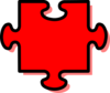Red Jigsaw Puzzle Clip Art