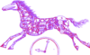 Purple Horse Clip Art