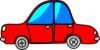 Car Red Cartoon Transport Clip Art