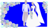 Blue Wedding Image Clip Art