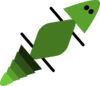 Gecko In Green Clip Art