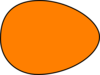 Orange Egg Clip Art