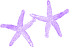 2 Starfish Clip Art