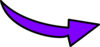 Purple Curvy Arrow Clip Art