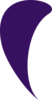 Purple Teardrop Clip Art