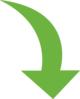 Curved-arrow-bright-green Clip Art
