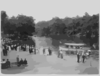 Bronx Lake From New York Zoological Park, 183 D. St. And Southern Blvd., New York City: Boat Landing Clip Art