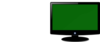 Computer Monitor - Green Clip Art