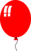 Red Balloon 2 Clip Art