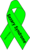 Sezary Syndrome Ribbon Clip Art