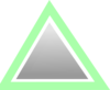 Small Triangle Gray Green Favicon Clip Art