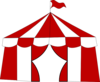 Red Circus Tent Clip Art