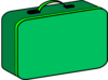 Green Lunchbox Clip Art