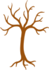 Brown Tree Outline Clip Art