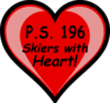 Ps196 Skiers With Heart.svg Clip Art