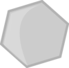 Hexagon Gris Clip Art