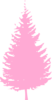 Soft Pink Tree Clip Art