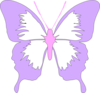 Purple Pink Butterfly Clip Art