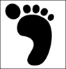 Foot Vector2 Clip Art