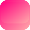 Pink Square Button Clip Art
