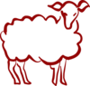 Red Lamb Clip Art