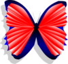 Blue And Pink Butterfly Clip Art