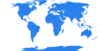 Global Map Blue Clip Art