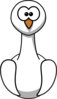 Goose Without Feet Clip Art