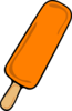 Ice Cream Bar Orange Clip Art