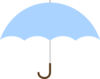 Turquoise Umbrella Clip Art