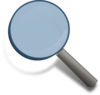 Magnifying Glass - Icon Clip Art