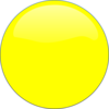 Yellow Circle Icon Clip Art
