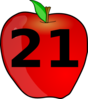 Counting Apple Clip Art