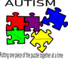 Autism Putting One Piece Of The Puzzle Together At A Time Clip Art