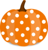 Pumpkin Dots Clip Art