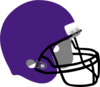 Purple Football Helmet Clip Art