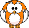 Owl Orange Clip Art