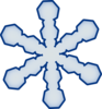 Simple Snowflake Clip Art