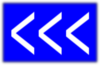 Arrows To Left(blue) Clip Art