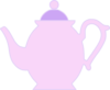 Teapot Pink Clip Art