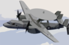 An E-2c Hawkeye Assigned To The Wallbangers Of Carrier Airborne Early Warning Squadron One One Seven (vaw-117) Clip Art