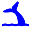 Blue Whale Tail Clip Art