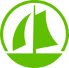 Green Sail Boat Clip Art