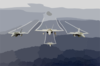 F/a-18 Hornets Assigned To The Mighty Shrikes Of Strike Fighter Squadron Ninety Four (vfa-94) Clip Art