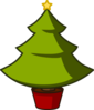 Christmas Tree Simple Clip Art